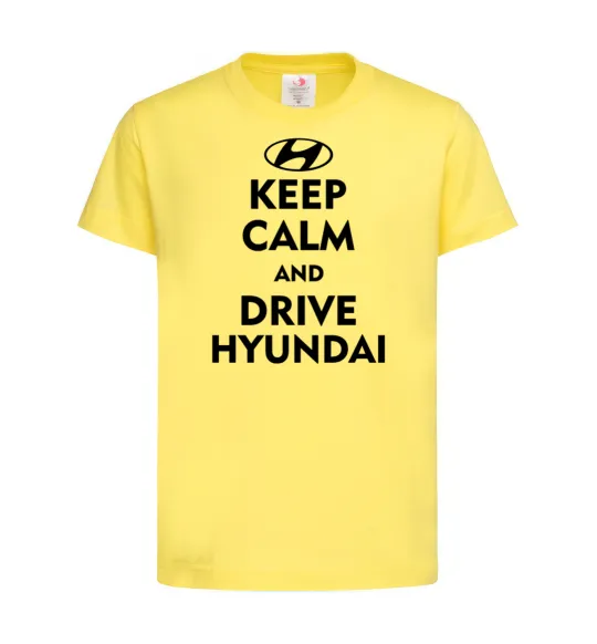 Детская футболка Drive Hyundai Лимонный фото