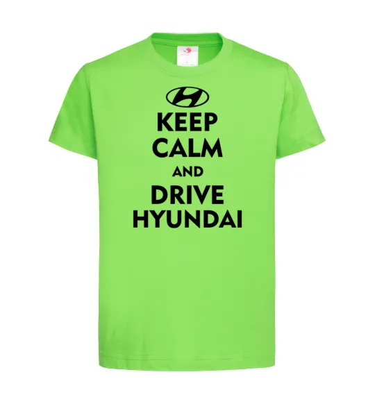 Детская футболка Drive Hyundai Лаймовый фото