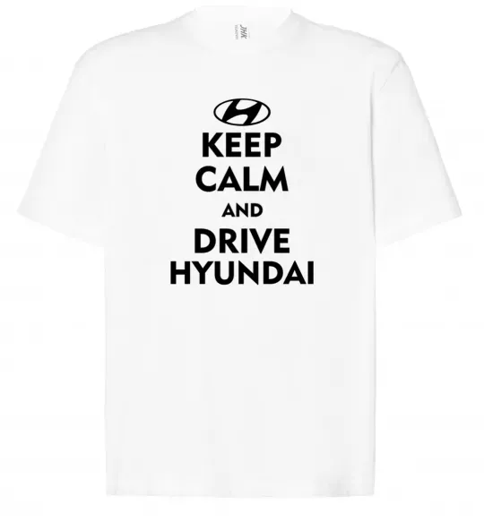 Футболка Оверсайз Drive Hyundai Білий фото