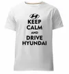 Чоловіча преміум футболка Drive Hyundai Білий фото