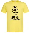 Мужская футболка Drive Hyundai Лимонный фото