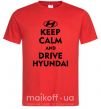 Чоловіча футболка Drive Hyundai Червоний фото