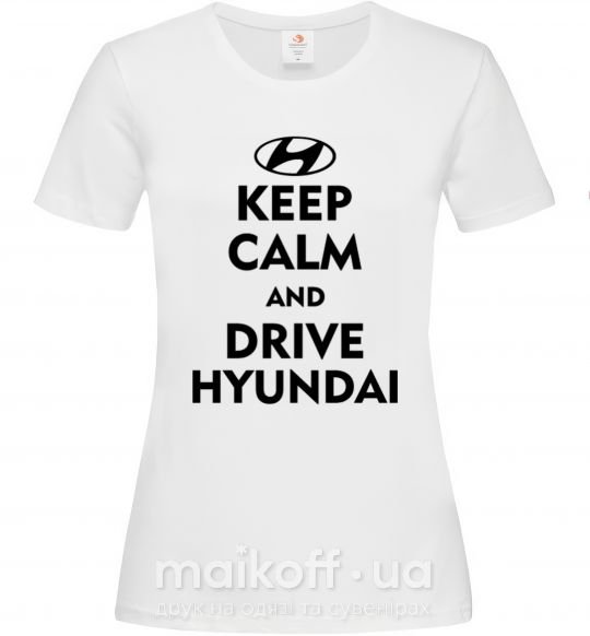 Женская футболка Drive Hyundai Белый фото