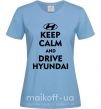 Жіноча футболка Drive Hyundai Блакитний фото