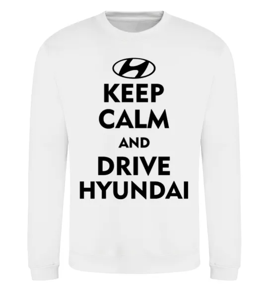 Свитшот Drive Hyundai Белый фото