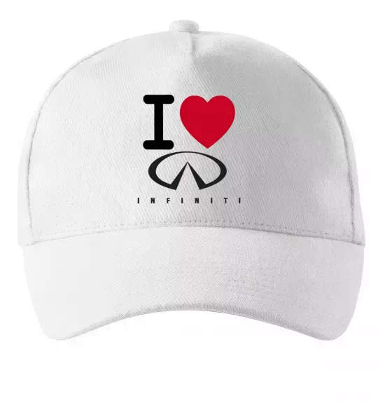 Кепка I Love Infiniti Белый фото