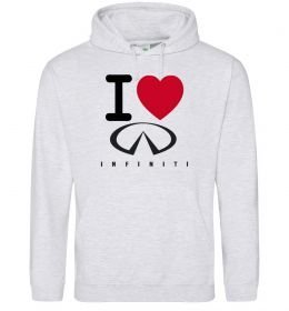 Женская толстовка (худи) I Love Infiniti Женская толстовка (худи) I Love Infiniti