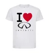 Дитяча футболка I Love Infiniti Білий фото