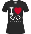 Жіноча футболка I Love Infiniti Чорний Жіноча футболка I Love Infiniti Чорний фото