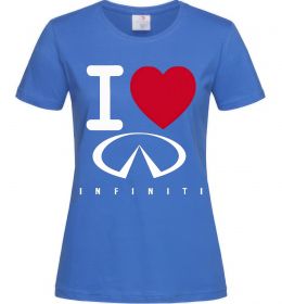 Женская футболка I Love Infiniti Женская футболка I Love Infiniti