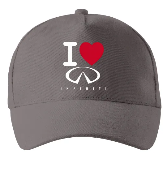 Кепка I Love Infiniti Серый фото