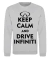 Свитшот Drive Infiniti Серый меланж фото