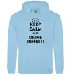 Чоловіча толстовка (худі) Drive Infiniti Блакитний фото