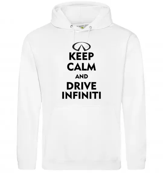 Женская толстовка (худи) Drive Infiniti Белый фото