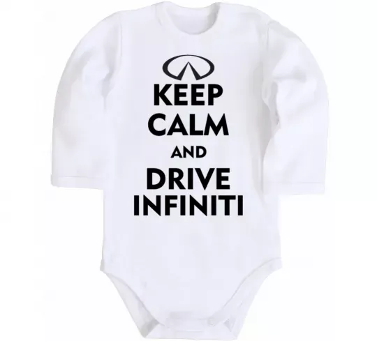 Дитячий бодік Drive Infiniti Білий фото