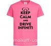 Детская футболка Drive Infiniti Ярко-розовый фото