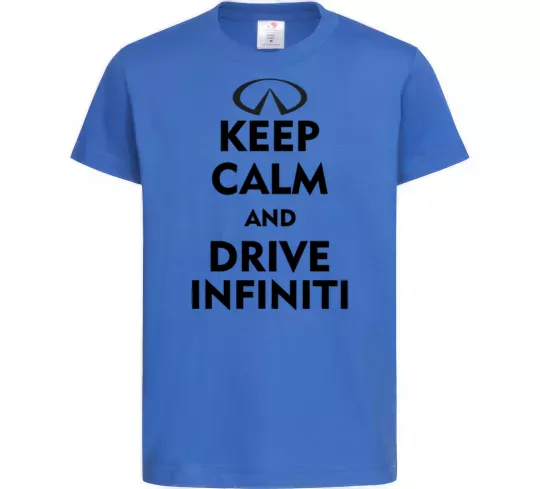 Дитяча футболка Drive Infiniti Яскраво-синій фото