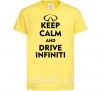 Дитяча футболка Drive Infiniti Лимонний фото