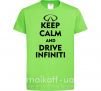 Дитяча футболка Drive Infiniti Лаймовий фото