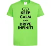 Дитяча футболка Drive Infiniti Лаймовий фото