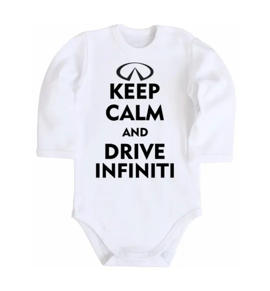 Детский боди Drive Infiniti Белый фото