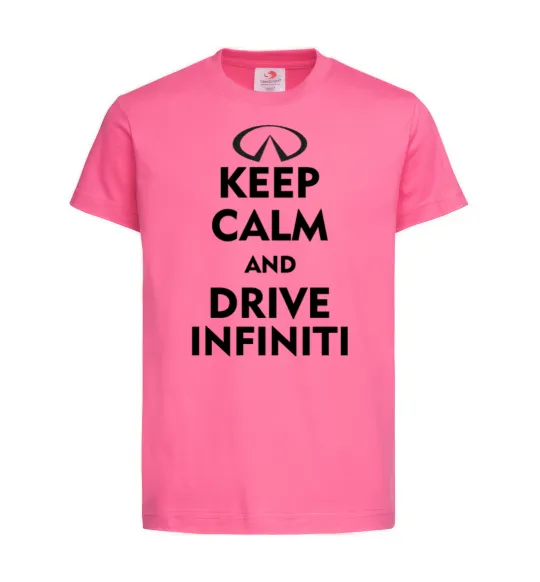 Детская футболка Drive Infiniti Ярко-розовый фото