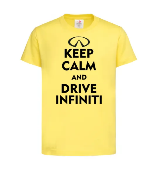 Детская футболка Drive Infiniti Лимонный фото
