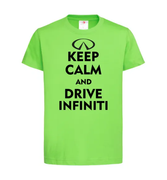 Детская футболка Drive Infiniti Лаймовый фото