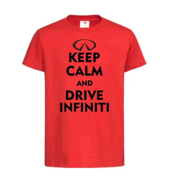 Детская футболка Drive Infiniti Красный фото