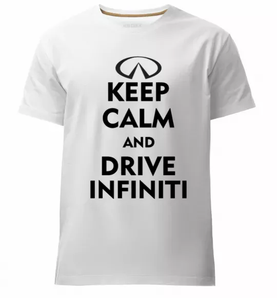 Чоловіча преміум футболка Drive Infiniti Білий фото