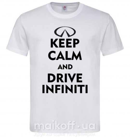 Чоловіча футболка Drive Infiniti Білий фото