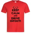 Мужская футболка Drive Infiniti Красный фото
