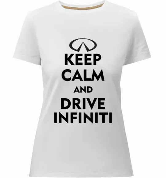 Жіноча преміум футболка Drive Infiniti Білий фото