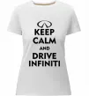 Жіноча преміум футболка Drive Infiniti Білий фото