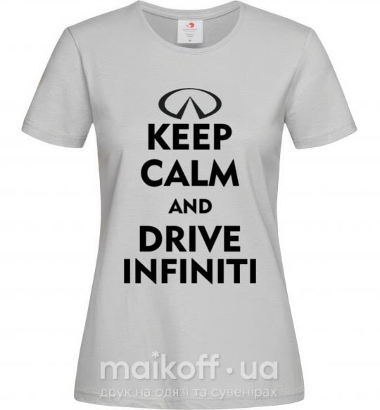 Женская футболка Drive Infiniti Серый фото