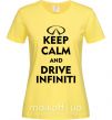Женская футболка Drive Infiniti Лимонный фото