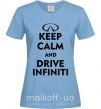 Жіноча футболка Drive Infiniti Блакитний фото