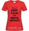 Женская футболка Drive Infiniti Красный фото