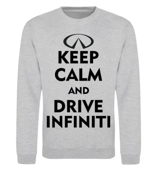 Світшот Drive Infiniti Сірий меланж фото