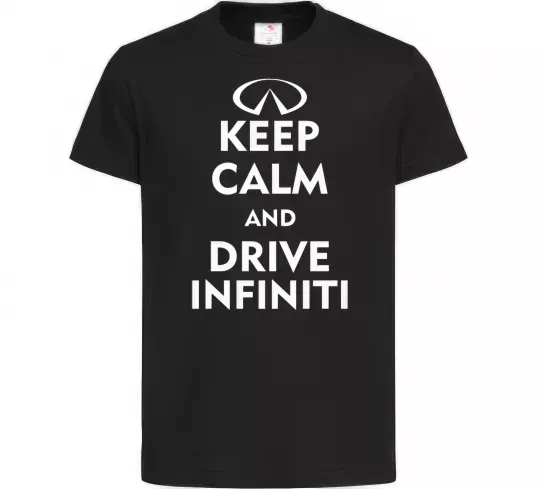 Дитяча футболка Drive Infiniti Чорний фото