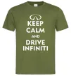 Мужская футболка Drive Infiniti Оливковый фото