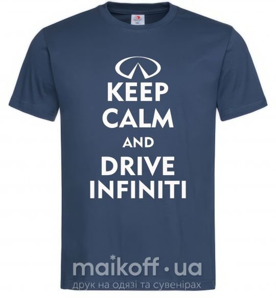 Чоловіча футболка Drive Infiniti Темно-синій фото