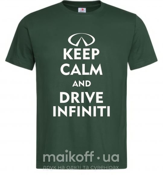 Чоловіча футболка Drive Infiniti Темно-зелений фото