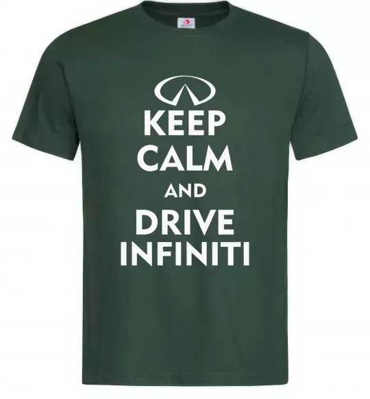 Мужская футболка Drive Infiniti Темно-зеленый фото