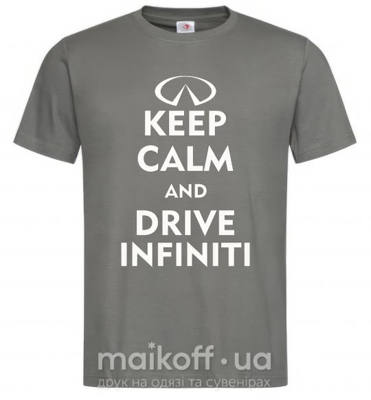 Мужская футболка Drive Infiniti Графит фото