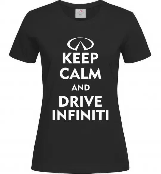 Жіноча футболка Drive Infiniti Чорний фото