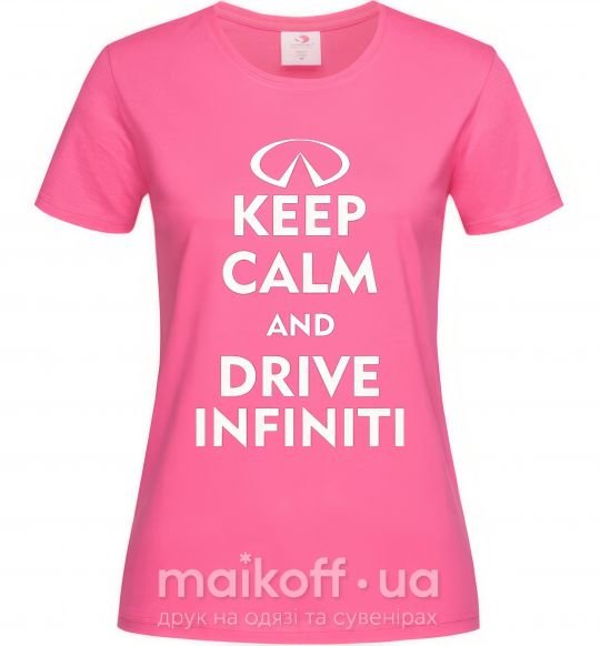 Женская футболка Drive Infiniti Ярко-розовый фото