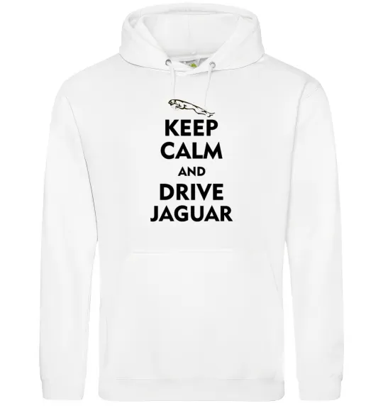 Чоловіча толстовка (худі) Drive Jaguar Білий фото