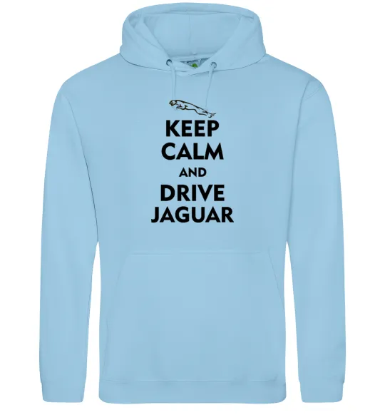 Чоловіча толстовка (худі) Drive Jaguar Блакитний фото