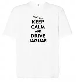 Футболка Оверсайз I <3 Jaguar Черный фото